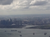 Marina Bay Sands und Singapore Flyer sind bereits aus dem Flugzeug zu sehen